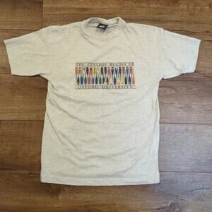 VTG Oxford University The College Blades Adult Medium Short Sleeve Shirt College